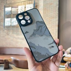 ** Ốp IP 12 Pro Max dẻo lưng giả da họa tiết Pixel