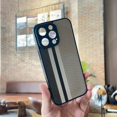 ** Ốp IP 12 Pro Max dẻo lưng giả da họa tiết Pixel