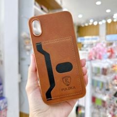 ** Ốp IP X Puloka da ngựa kèm ví card