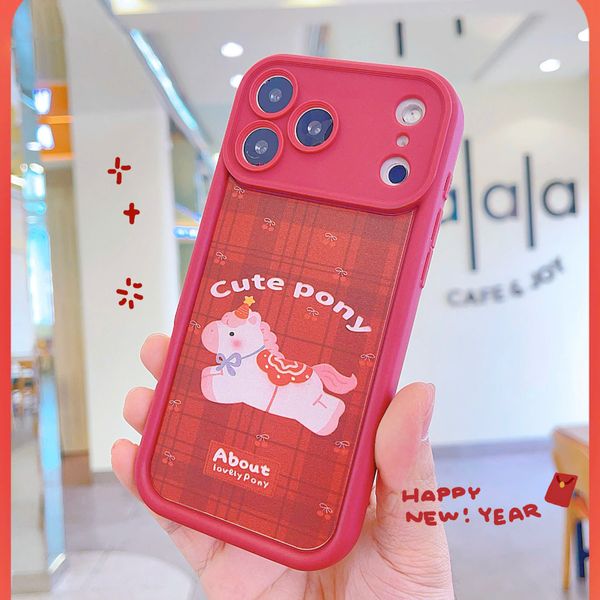 ** Ốp IP 17 Pro dẻo trong ba ngựa lucky nice rich