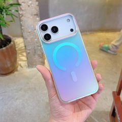 ** Ốp IP 17 Pro Max Keephone Rainbow lưng nhám gradient