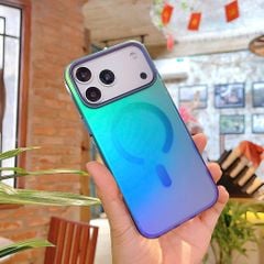 ** Ốp IP 17 Pro Max Keephone Rainbow lưng nhám gradient