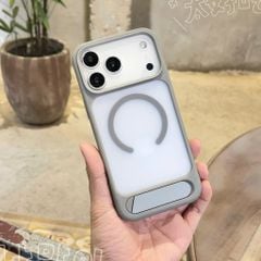 ** Ốp IP 17 Pro Max Likgus Beta lưng nhám giá đỡ magsafe