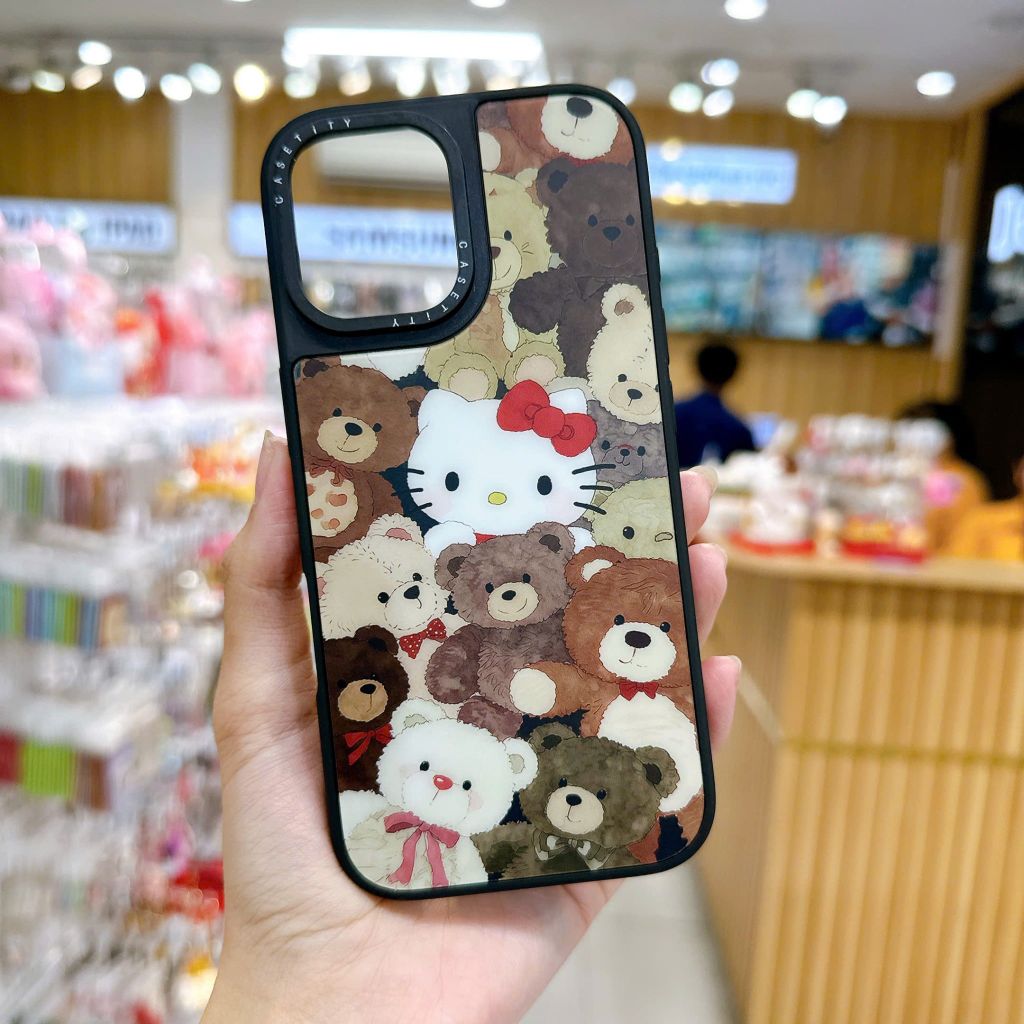 Ốp IP 17 nhám đen camera Casetify