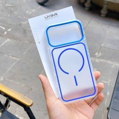 ** Ốp IP 17 Pro Max Likgus nhám Magsafe viền lưng và camera màu