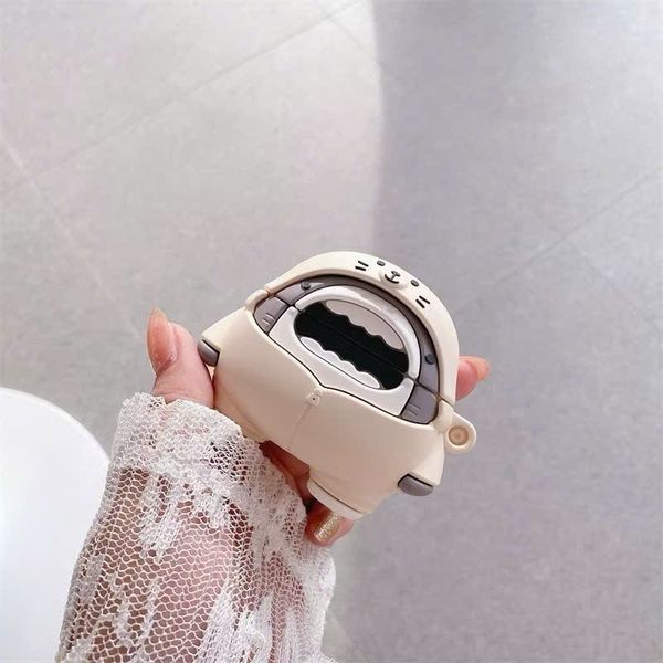 ** Case Airpods 4 dẻo cá mập cầu vòng