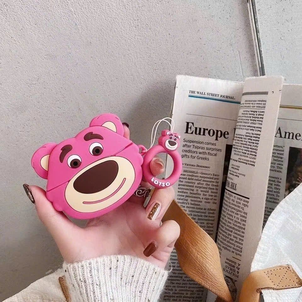 ** Case Airpods 4 dẻo mặt Lotso