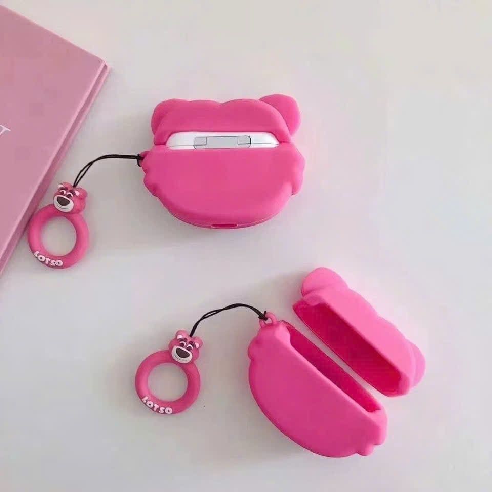 ** Case Airpods 4 dẻo mặt Lotso