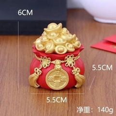 ** Hủ đựng muối gạo tài lộc