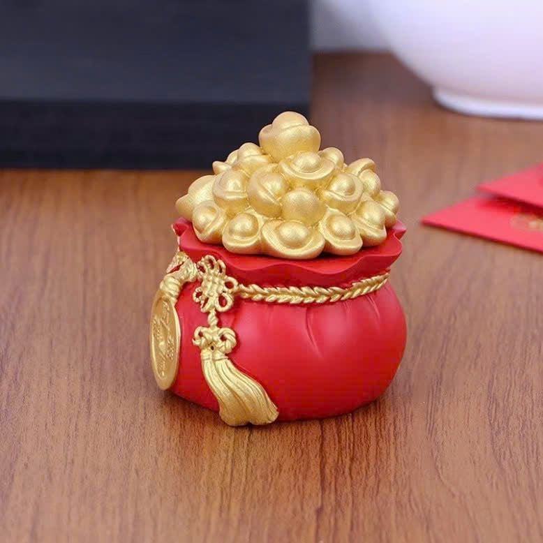 ** Hủ đựng muối gạo tài lộc