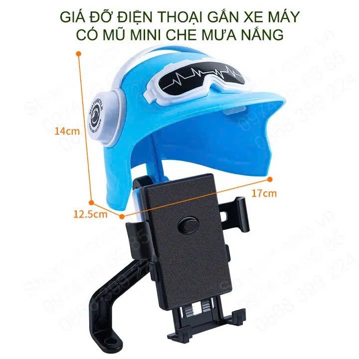 Giá đỡ xe máy KYWI kèm mũ