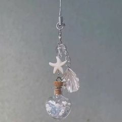 ** Dây đeo điện thoại lọ điều ước ngôi sao sò biển