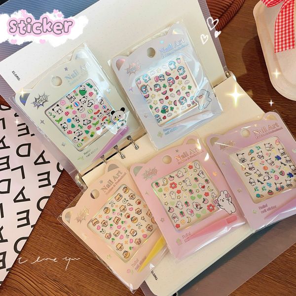 ** Sticker mini cute kèm nhíp