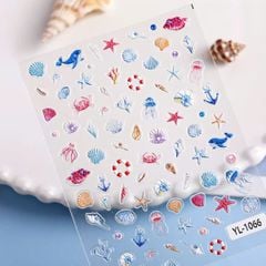 ** Sticker nổi mini chủ đề đại dương