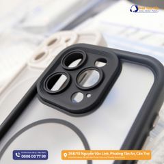 Ốp IP 15 Pro Likgus lưng nhám magsafe viền tản nhiệt