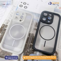 Ốp IP 15 Pro Likgus lưng nhám magsafe viền tản nhiệt