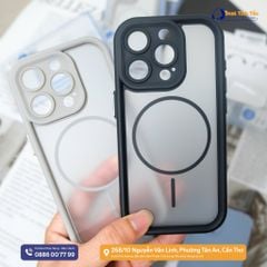 Ốp IP 15 Pro Likgus lưng nhám magsafe viền tản nhiệt