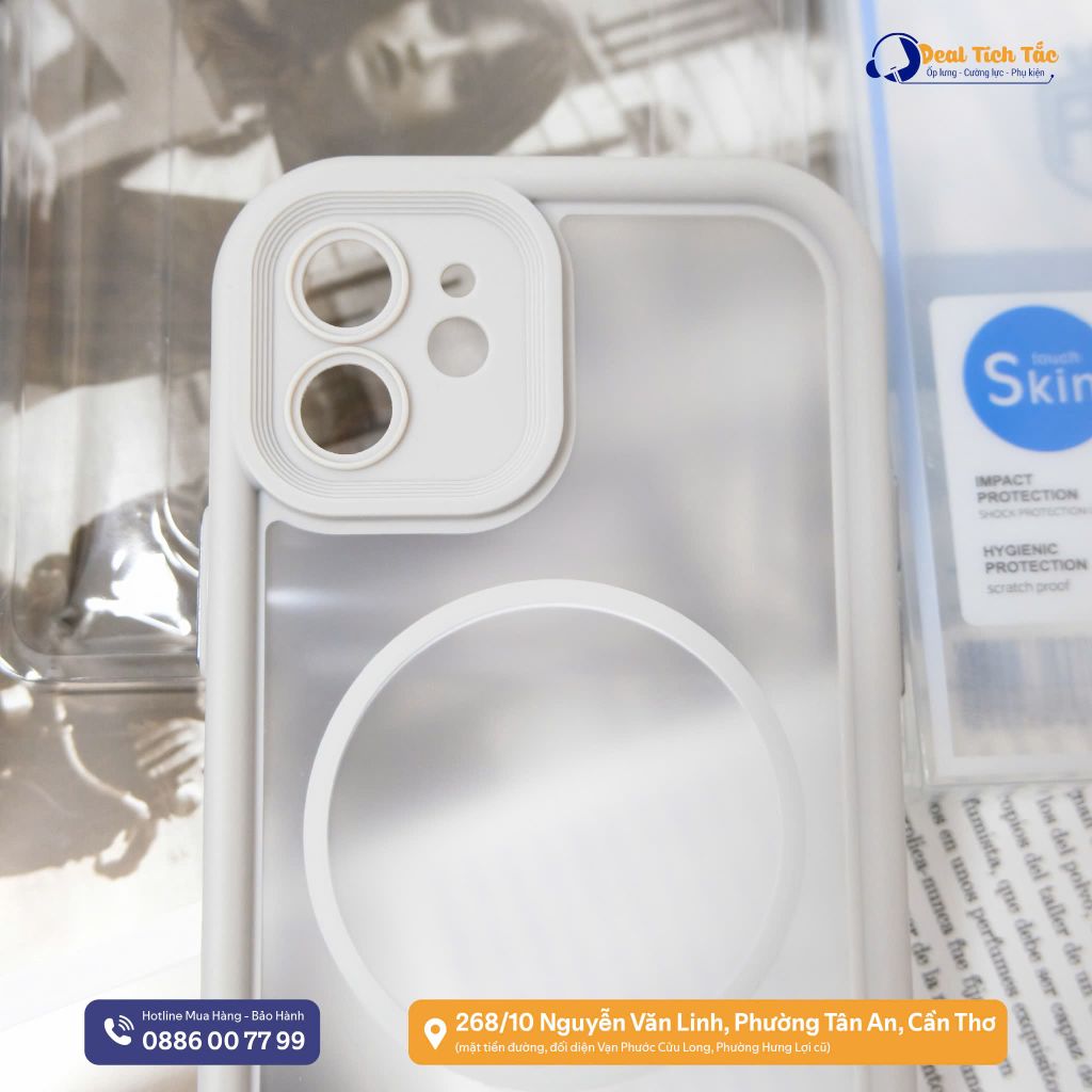 Ốp IP 12 6.1 Likgus lưng nhám magsafe viền tản nhiệt