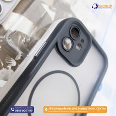 Ốp IP 12 6.1 Likgus lưng nhám magsafe viền tản nhiệt