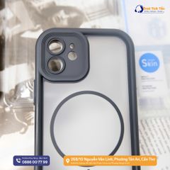 Ốp IP 12 6.1 Likgus lưng nhám magsafe viền tản nhiệt