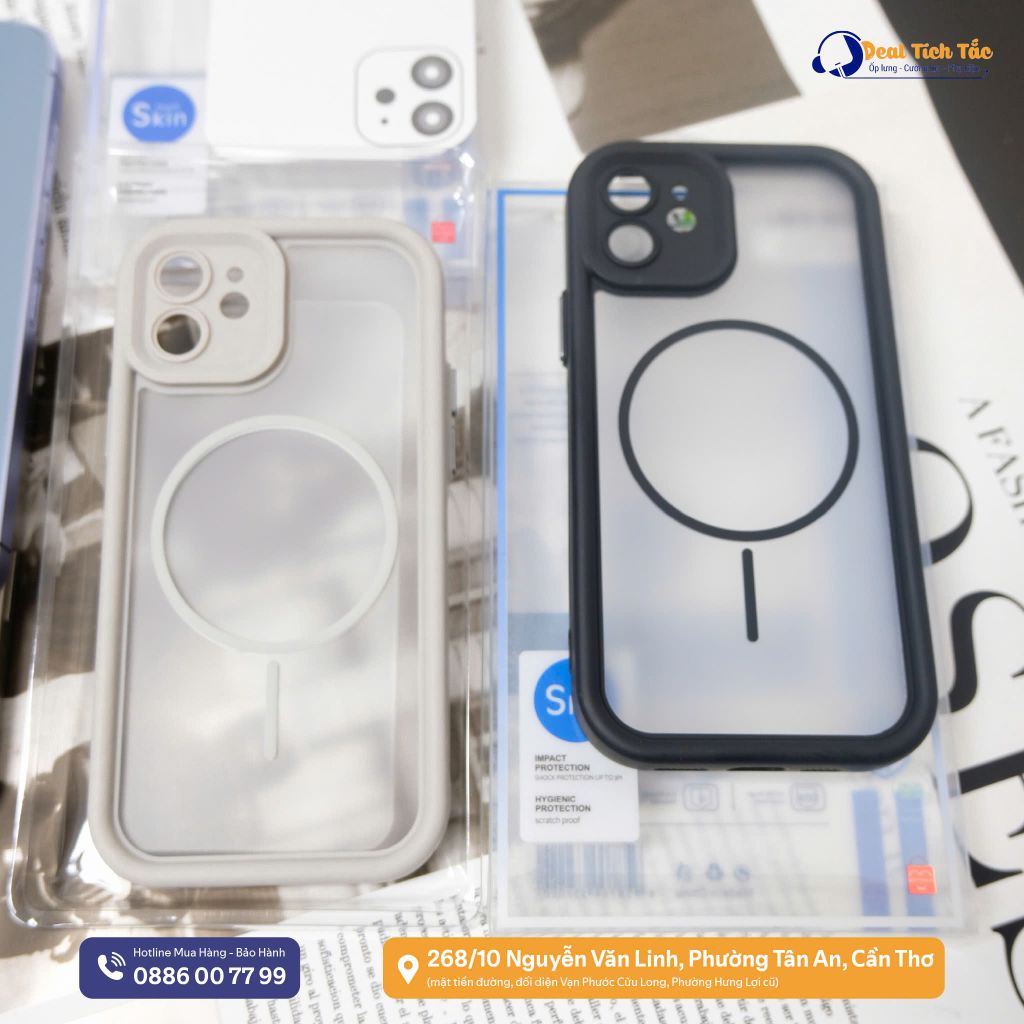 Ốp IP 12 6.1 Likgus lưng nhám magsafe viền tản nhiệt
