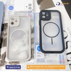 Ốp IP 12 6.1 Likgus lưng nhám magsafe viền tản nhiệt