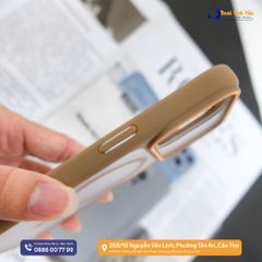 ** Ốp iPhone 15 Pro Max Likgus độ 17 lưng nhám viền camera
