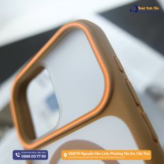 ** Ốp iPhone 15 Pro Max Likgus độ 17 lưng nhám viền camera