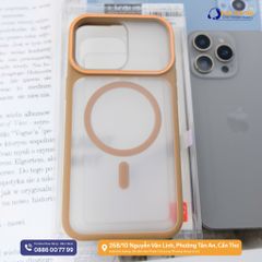 ** Ốp iPhone 15 Pro Max Likgus độ 17 lưng nhám viền camera