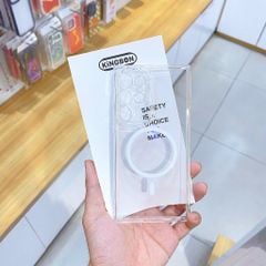 Ốp SS S23 Ultra Kingbon trong Magsafe viền dẻo BVC