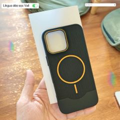 Ốp IP 15 Plus Likgus dẻo sọc vali