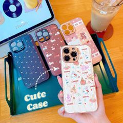 Ốp IP 15 Pro Max vân da phồng viền dẻo xi màu