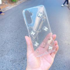 ** ỐP SS A36/A56 dẻo lưng kim tuyến đính charm