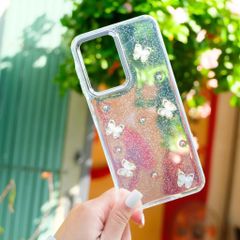 ** Ốp SS A17 dẻo lưng kim tuyến đính charm