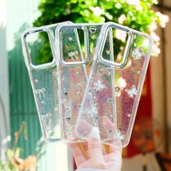 ** Ốp SS A17 dẻo lưng kim tuyến đính charm