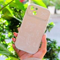 ** Ốp IP 13 6.1 vân da viền màu