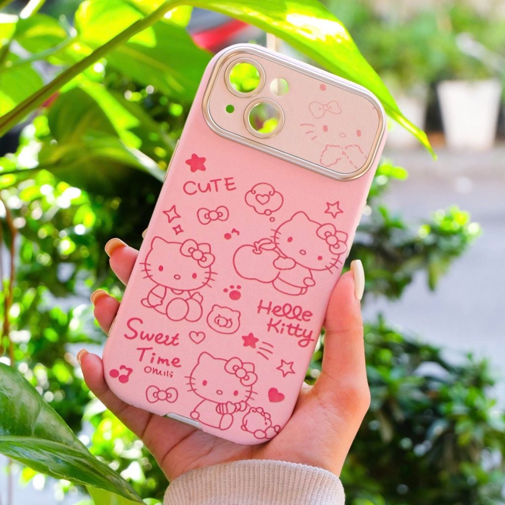 ** Ốp IP 13 6.1 vân da viền màu