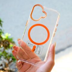 Ốp IP 17 Likgus trong magsafe màu viền camera kim loại