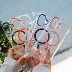 Ốp IP 17 Likgus trong magsafe màu viền camera kim loại