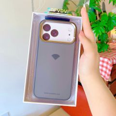 ** Ốp IP 17 Pro Max Sulada nhám viền màu