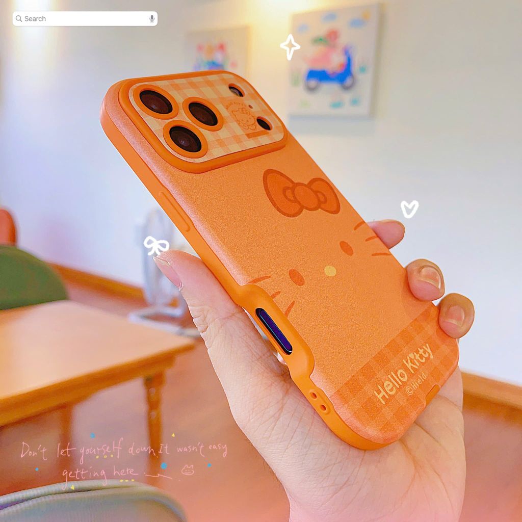 ** Ốp IP 17 Pro vân da viền màu