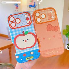 ** Ốp IP 17 Pro vân da viền màu