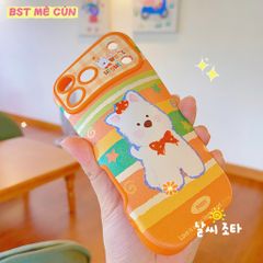 ** Ốp IP 17 Pro vân da viền màu