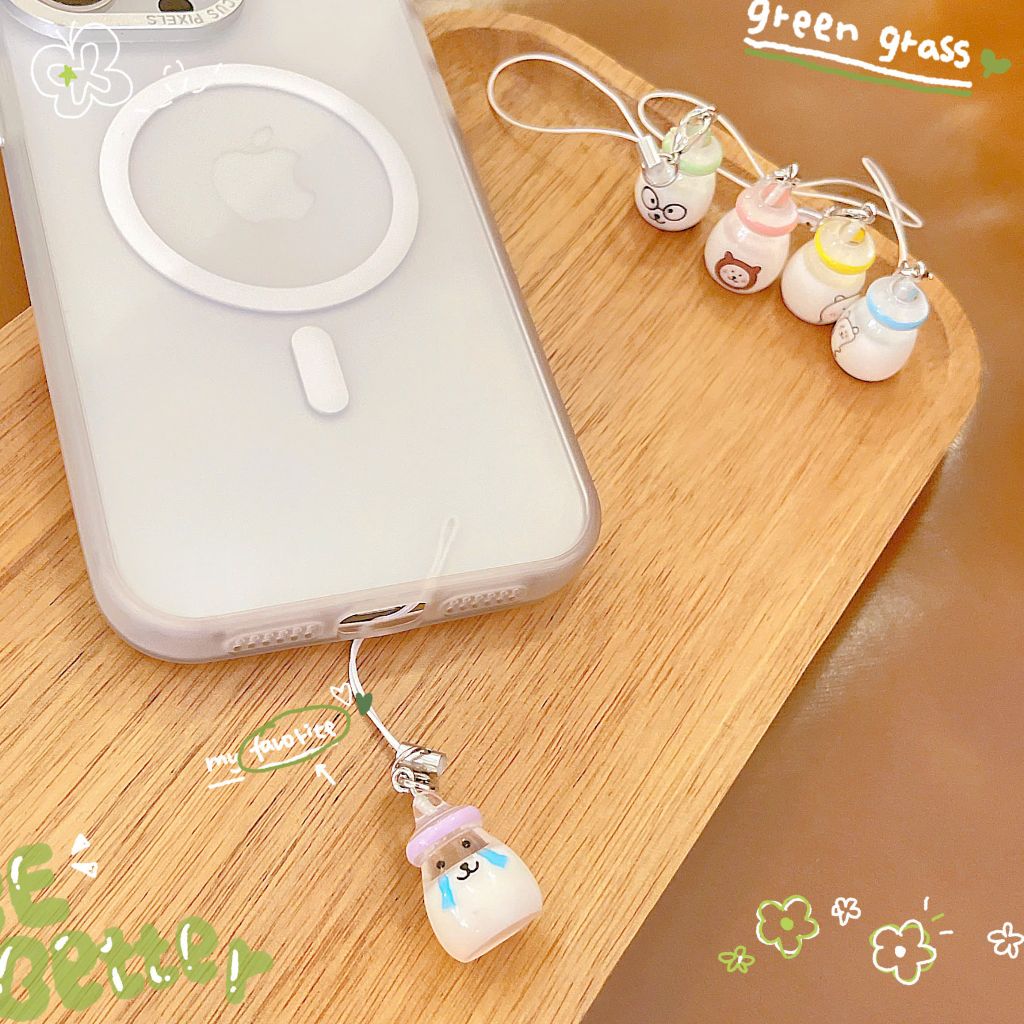 ** Dây đeo điện thoại bình sữa