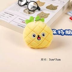 ** Móc khóa bông bơ/khóm cute