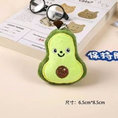 ** Móc khóa bông bơ/khóm cute