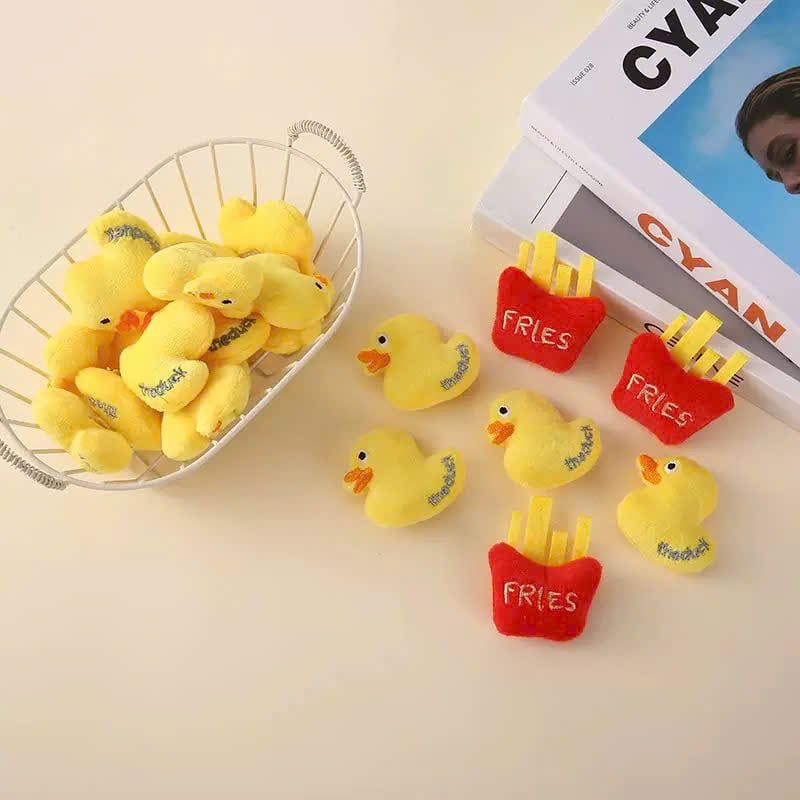 ** Móc khóa bông vịt vàng The Duck