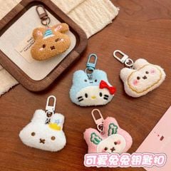 ** Móc khóa bông mặt thỏ Miffy nhiều màu