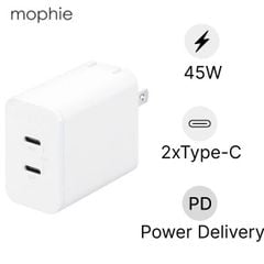 ** Cóc sạc Mophie 2C 45W
