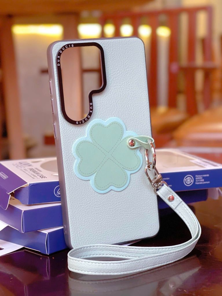 ** Ốp SS S26 Ultra Duxducis Luvy da PU kèm dây